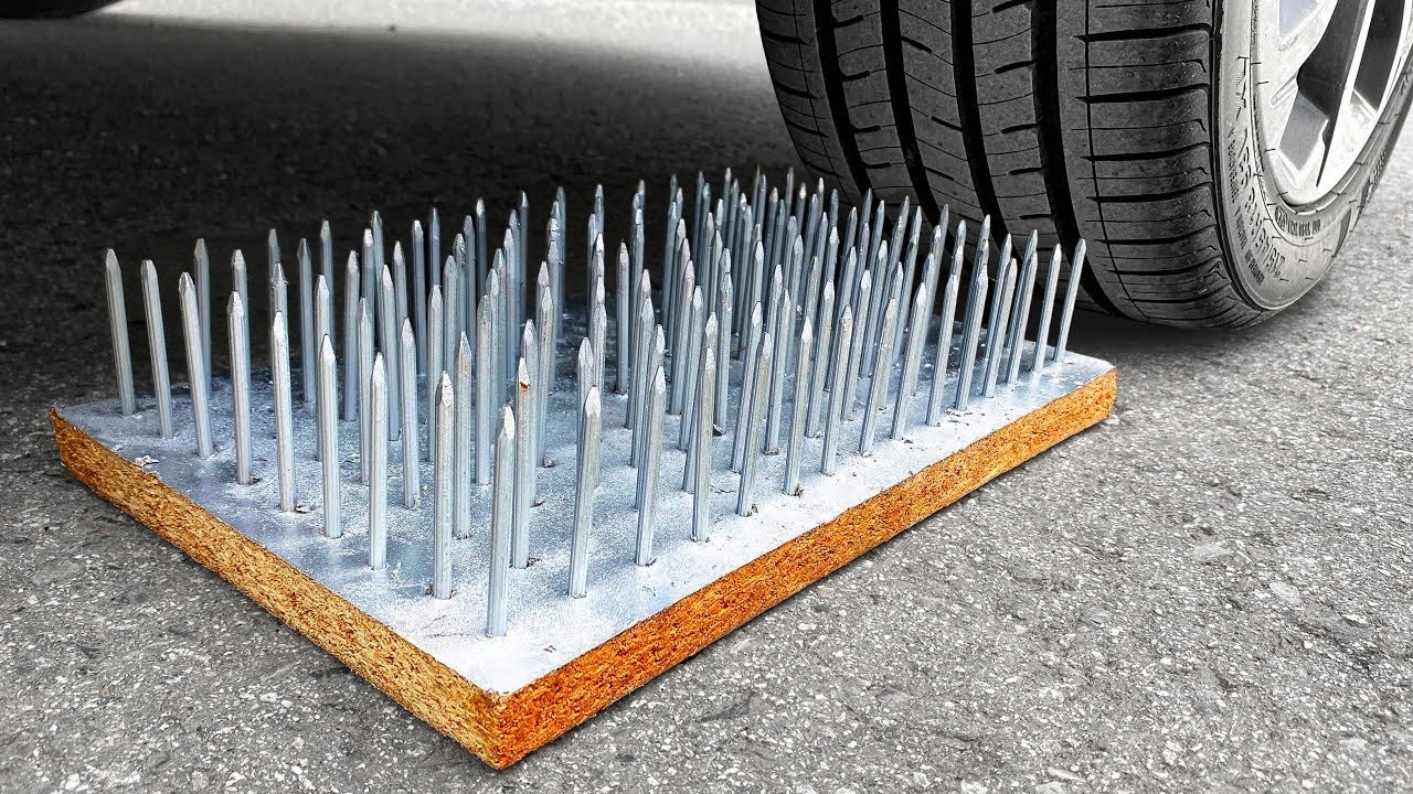 Машина Давит Предметы под Колесом АСМР МАШИНА