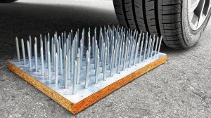 Машина Давит Предметы под Колесом АСМР МАШИНА