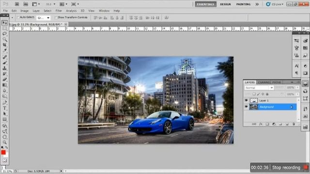 how to make wallpaper Photoshop cs 5 tutorial смотреть онлайн