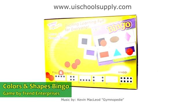 Colors & Shapes Bingo Game by TREND Enterprises T6061 смотреть онлайн