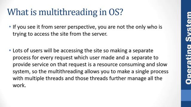 Single threading and multithreading | operating system смотреть онлайн
