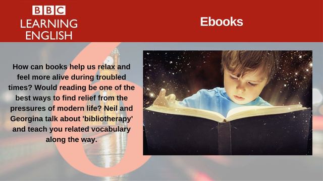 The Soothing Power Of Books. | 6 Minute English.