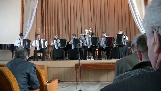 Живая музака. Ансамбль баянистов.Коледж им.Шостаковича. смотреть онлайн