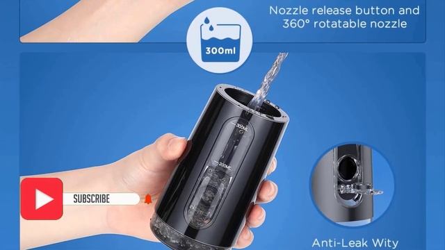Portable Dental Water Jet Oral Irrigator | USB Rechargeable Water Flosser | Best Teeth Cleaner смотреть онлайн