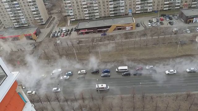 16.04.2019 Прорвало трубу Челябинск смотреть онлайн