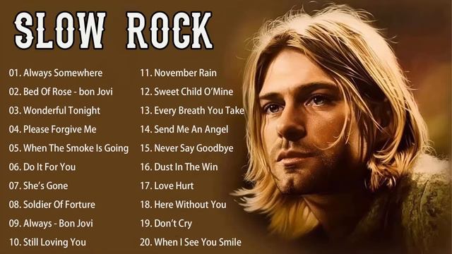 Scorpions, Aerosmith, Bon Jovi, U2, Ledzeppelin, The Eagles - Best Slow Rock Ballads 80s, 90s