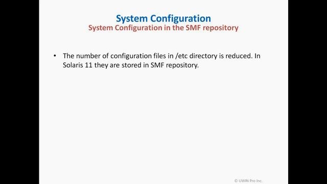 Oracle Solaris 11 Feature - System Configuration смотреть онлайн