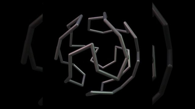 Dynamic Hamiltonian cycle polyhedron build-up смотреть онлайн