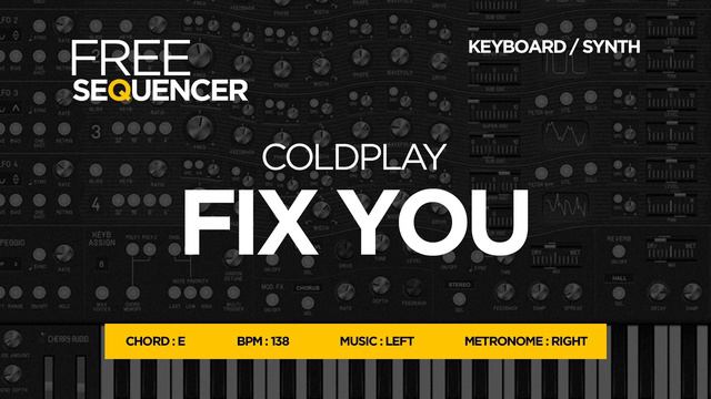 COLDPLAY FIX YOU SYNTH SEQUENCER E смотреть онлайн