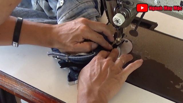 Hướng Dẫn Thay Dây Kéo Quần Jeans | How To Fix A Zipper On Jeans | Fix Zipper Jeans | #nganhmaymac смотреть онлайн