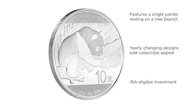 APMEX Silver Coins | 2016 China 30 gram Silver Panda BU (In Capsule) смотреть онлайн