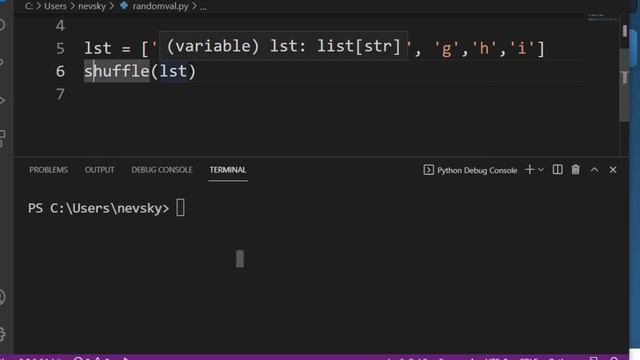 How to shuffle a list in Python смотреть онлайн