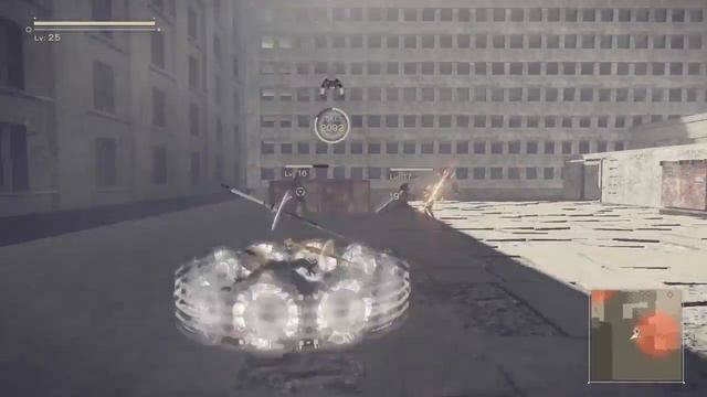 NieR:Automata - All Bosses and bullet hell sequences (with cutscenes) - Route A - Very Hard смотреть онлайн