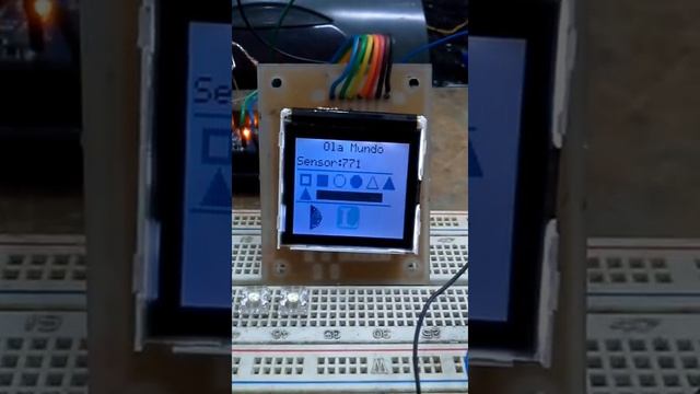 LCD Display colorido mod: LPH9116-1 Siemens A75 + Arduino (LCD 101x80 colorido) смотреть онлайн