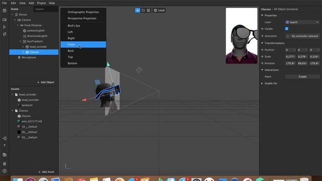 Как создать 3д маску. Spark ar studio уроки. Видеоурок 3. смотреть онлайн