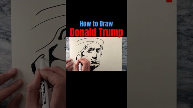How to Draw Donald Trump #draw #art #howtodraw #trump #donaldtrump #trump2024 #drawingfaces смотреть онлайн
