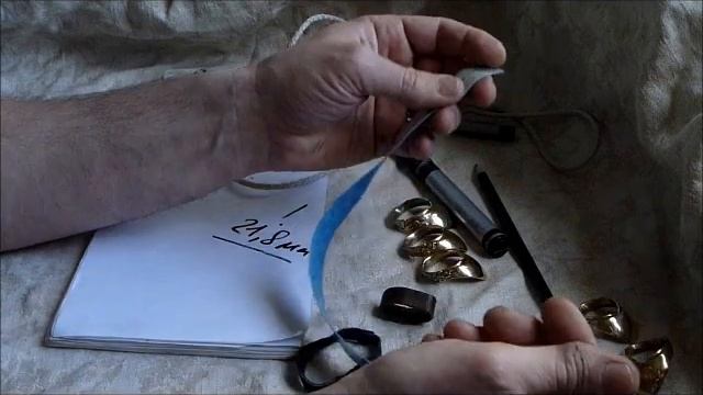 Как снять размеры для изготовления лепесткового кольца лучника смотреть онлайн