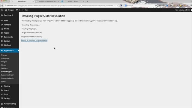 Swagger Theme Installation смотреть онлайн