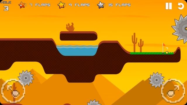 Flappy Golf - Complete Walkthrough - Superstar on Every Hole! смотреть онлайн