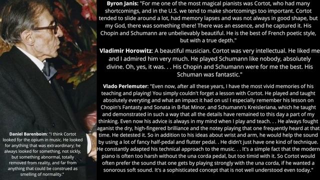 Pianists Explain Why Alfred Cortot Is One Of The Greatest Pianists