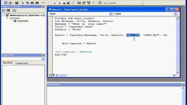 AutoCad VBA 21 ( InputBox Function ) смотреть онлайн