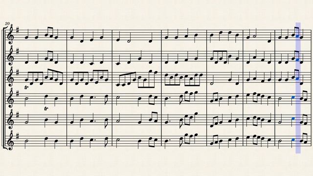 Wake Up, for 6 Recorders ensemble Composed by Allan James смотреть онлайн