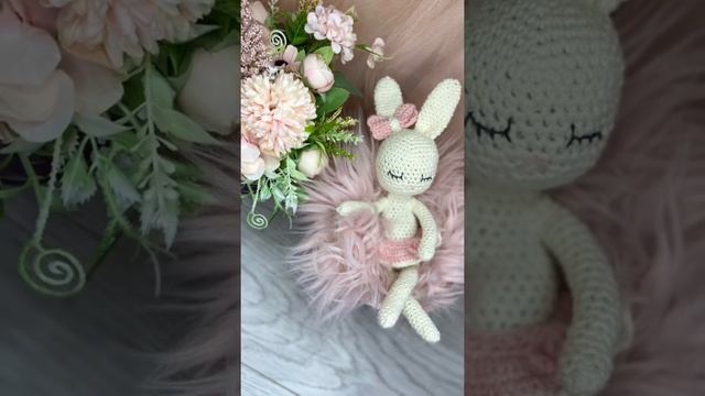 Зайчик амигуруми крючком (amigurumi crochet bunny) смотреть онлайн