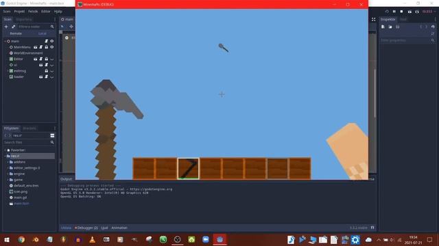 Mineshafts (Minecraft-like game) DOWNLOAD (Godot prototype) смотреть онлайн