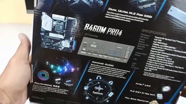 core i3 10100 generasi 10 mending pake motherboard chipset B460 | ASROCK B460M PRO4 UNBOXING смотреть онлайн