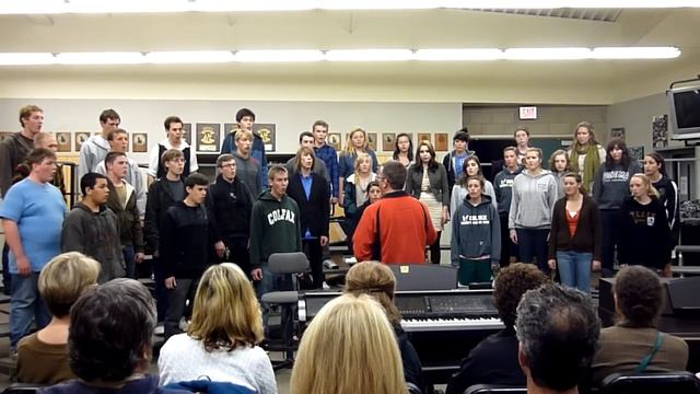 Colfax High School Chamber Choir performs Shenandoah for their parents on March 15, 2012 смотреть онлайн