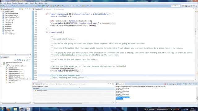Java Game Programming - Saving and Loading [P11] смотреть онлайн