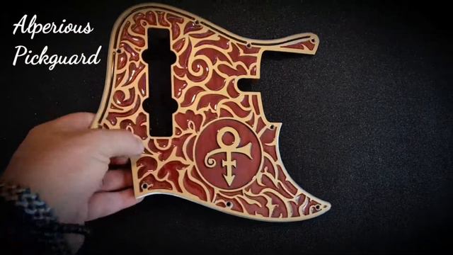 Marcus Miller Sire V7 Bass Pickguard By Alperious Custom Pickguard (Prince Logo)