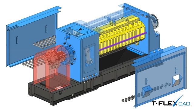T-Flex CAD - Machine Disassembly смотреть онлайн