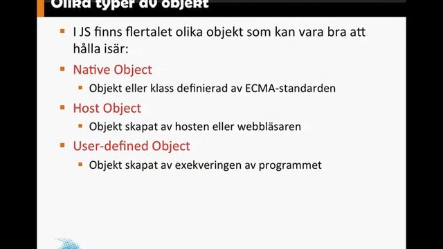 JavaScript F6 Del1 String-objektet смотреть онлайн