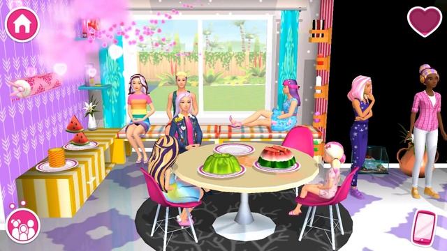 Barbie Dreamhouse Adventures - Design, Cook, Party - Simulation Game