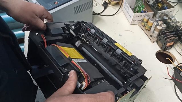 Небольшой ремонт принтера Samsung ML-1641, РАСЧИПОВКА смотреть онлайн