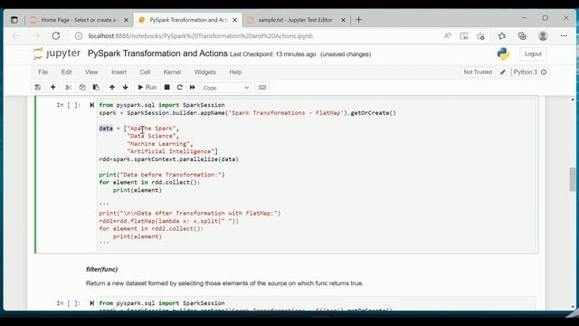 Part 2: PySpark Transformations - Difference between Map and flatMap смотреть онлайн