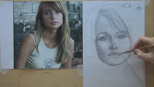 83 Рисуем портрет девушки \ часть 3 смотреть онлайн