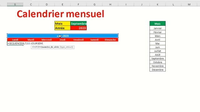 Excel Calendrier 2024 automatique et dynamique ? смотреть онлайн