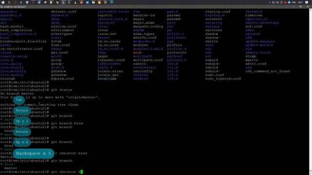 Переключиться на ветку Git на Ubuntu 21.04 смотреть онлайн