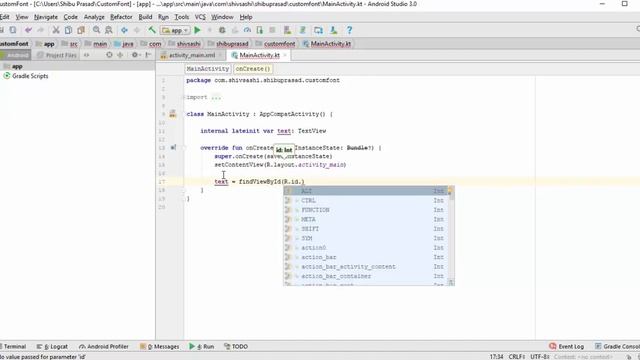 Kotlin with Android -12. Use Custom Fonts in Android App смотреть онлайн