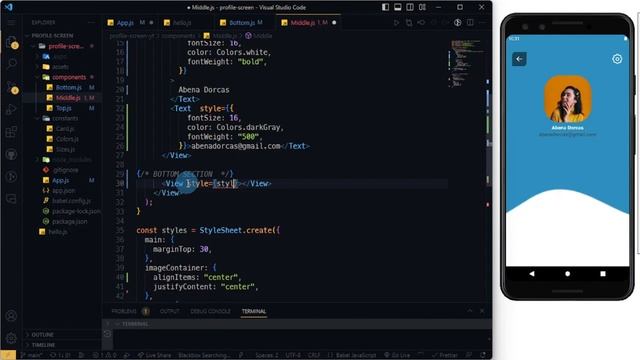 ?Beautiful Profile Screen UI in React Native (Using Expo) || Beginner Project ? смотреть онлайн