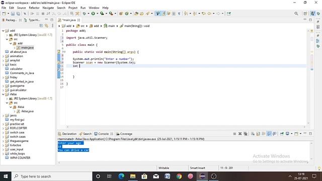 Java Program Example: How to add two numbers from a user смотреть онлайн