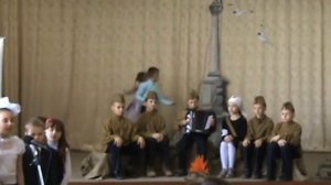 В лесу прифронтовом  конкурс инсценированной военной песни