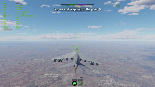 SHORT GAME WITH BLACK NIGHT/HARRIER GR7! (WAR THUNDER) смотреть онлайн