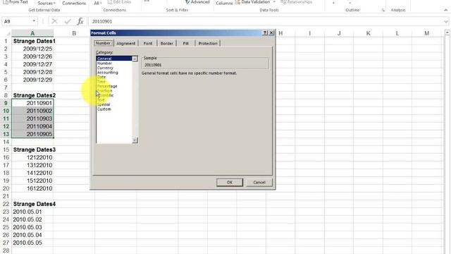 Fix ####, #VALUE and other dates issues in Excel with Text to Column смотреть онлайн