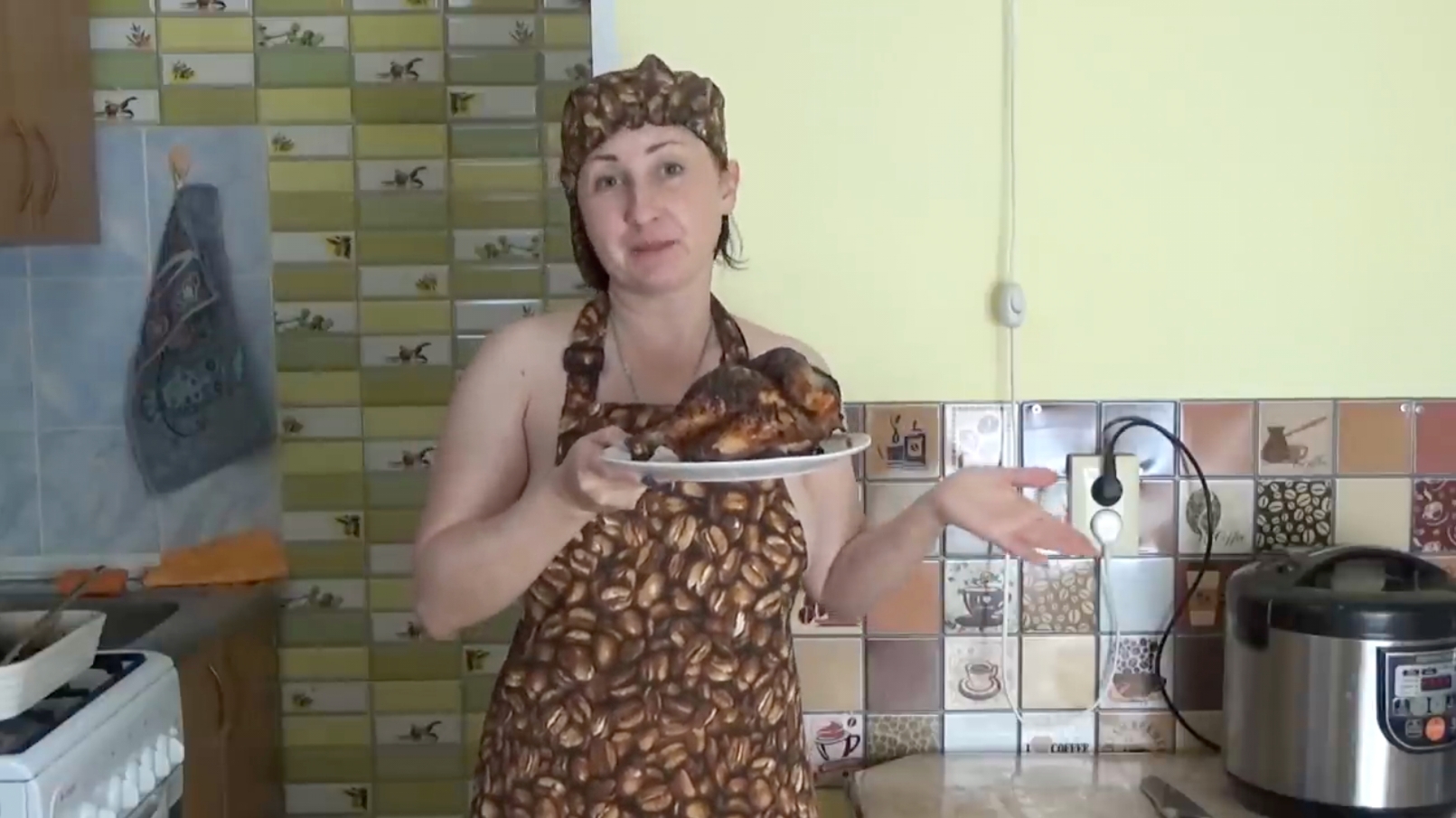 Курица с клюквой. Рецепты из курицы. Готовим курицу. Кухня натуристов. смотреть онлайн