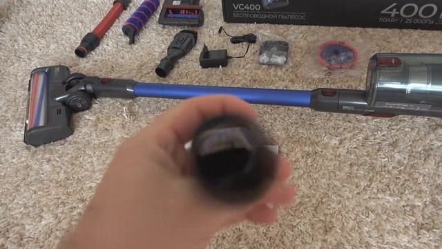 Обзор беспроводного вертикального пылесоса InterStep VC400 PRO смотреть онлайн