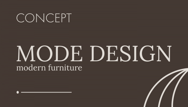 Концепт дизайна сайта для магазина мебели и предметов интерьера