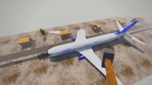 Крушение Боинга 737 на мосту - Реалистичная авиакатастрофа! Teardown